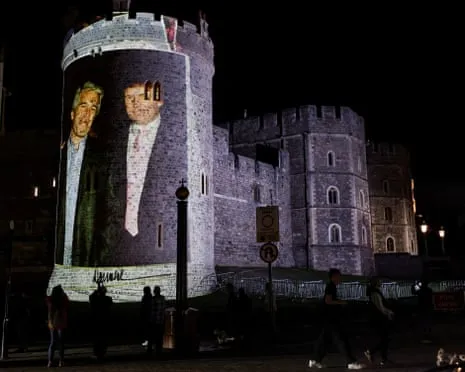 Four Individuals Apprehended After Images of Trump and Epstein Displayed on Royal Windsor Castle