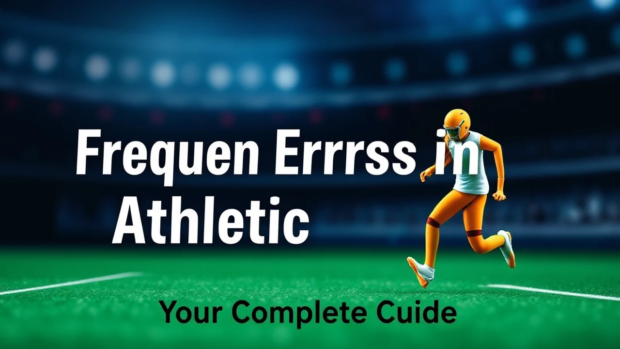 Avoiding Frequent Errors in Athletic Betting: Your Complete Guide