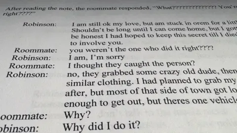 Detailed Conversation Thread Between Conservative Commentator Accused and Roommate