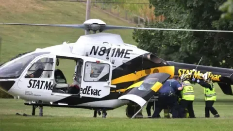 A group of police injured by gunfire in Pennsylvania, with three in serious condition