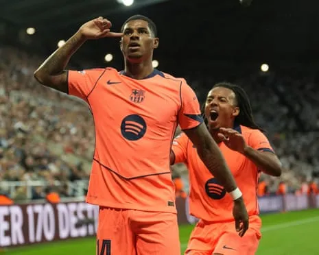 Striker disrupts the Magpies' big evening and insists: ‘I am getting better at Barcelona’