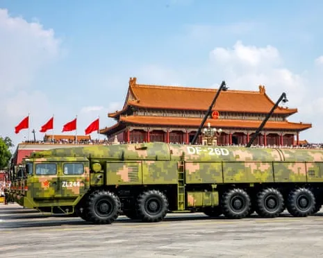 Existence in the Target Zone of China’s Missile Dubbed Guam Killer Weapons