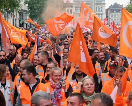 Nationwide Strike Action Draws Massive Crowds Taking to the Streets Across France